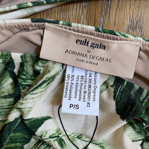 Cult Gaia Adriana Degreas Tropical One-Shoulder Swimsuit - Picture 12 of 14